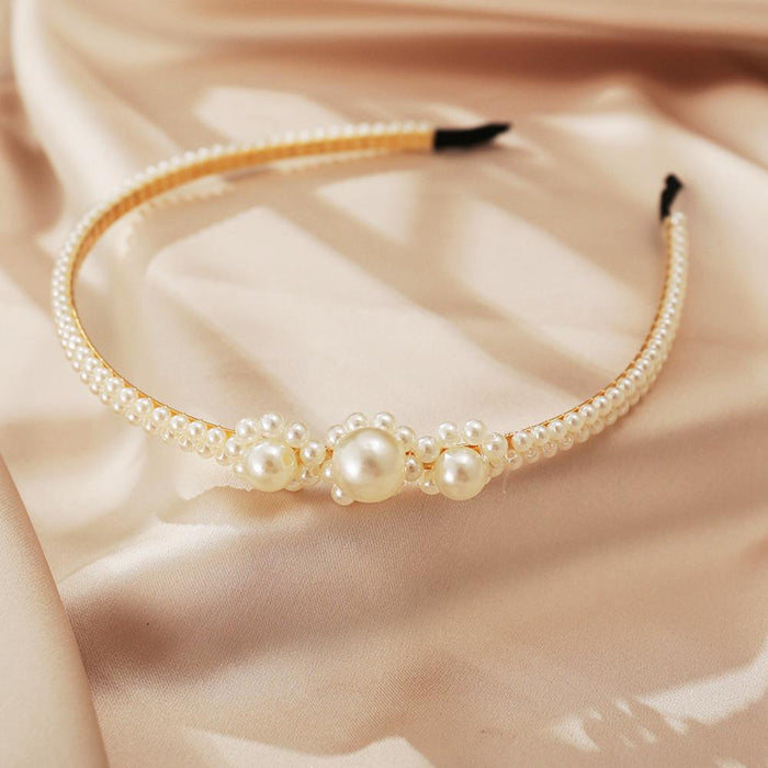 Bulk Jewelry Wholesale Bejeweled pearl headband headwear  JDC-HD-f800 Wholesale factory from China YIWU China