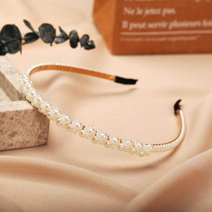 Bulk Jewelry Wholesale Bejeweled pearl headband headwear  JDC-HD-f800 Wholesale factory from China YIWU China