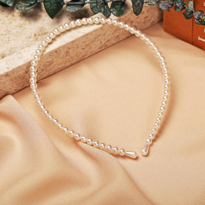 Bulk Jewelry Wholesale Bejeweled pearl headband headwear  JDC-HD-f800 Wholesale factory from China YIWU China