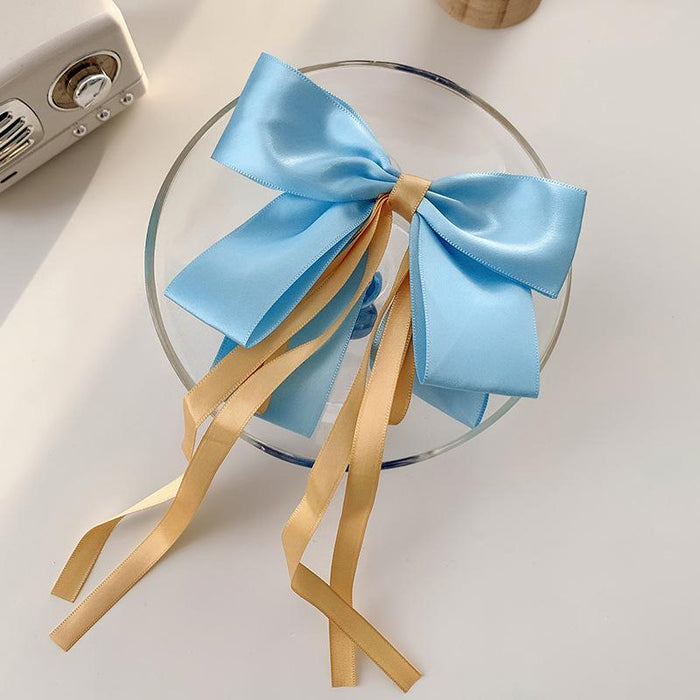 Bulk Jewelry Wholesale big bow tassel ribbon fairy hairpin JDC-HD-bd011 Wholesale factory from China YIWU China