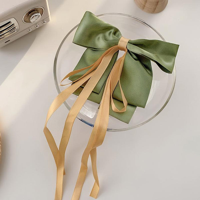 Bulk Jewelry Wholesale big bow tassel ribbon fairy hairpin JDC-HD-bd011 Wholesale factory from China YIWU China