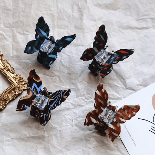 Wholesale Black Acetate Sheet Butterfly Hair Clip JDC-HC-YaoX020 Hair Clips 姚萱 Wholesale Jewelry JoyasDeChina Joyas De China