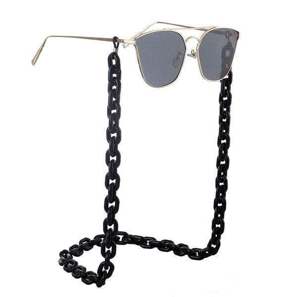 Bulk Jewelry Wholesale black acrylic environmental protection glasses chain JDC-MC-YM019 Wholesale factory from China YIWU China