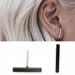 Bulk Jewelry Wholesale black alloy simple long earrings JDC-ES-D370 Wholesale factory from China YIWU China