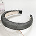 Wholesale Black Baroque Sponge Rainbow Headband JDC-HD-Yangq009 Headband 艳茜 black Wholesale Jewelry JoyasDeChina Joyas De China