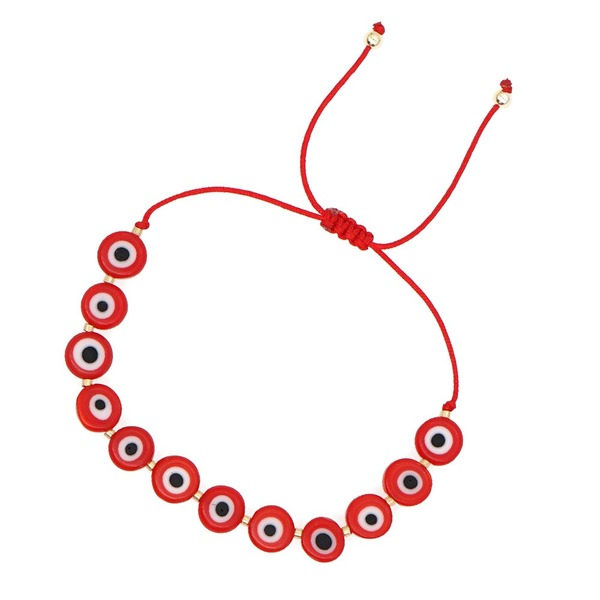 Bulk Jewelry Wholesale black bohemian ethnic colored glaze eye beads couple bracelet JDC-gbh296 Wholesale factory from China YIWU China