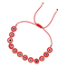 Bulk Jewelry Wholesale black bohemian ethnic colored glaze eye beads couple bracelet JDC-gbh296 Wholesale factory from China YIWU China