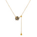 Wholesale black Camellia diamond necklace JDC-NE-D018 necklaces 晴雯 Wholesale Jewelry JoyasDeChina Joyas De China