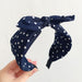 Wholesale black cloth bow hairband JDC-HD-H023 Headband 妙德 Deep blue Wholesale Jewelry JoyasDeChina Joyas De China