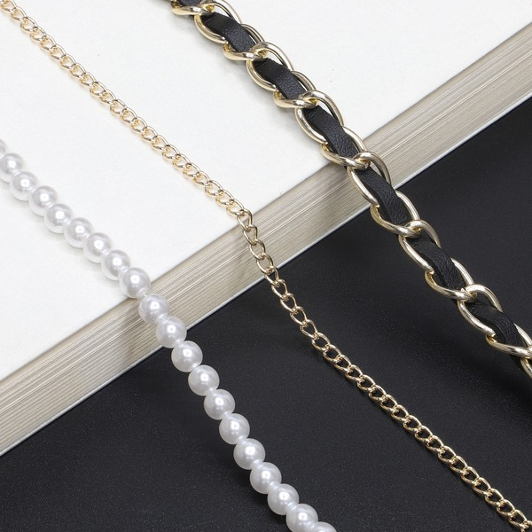 Bulk Jewelry Wholesale black heart metal non-slip eyeglass chain JDC-MC-YM012 Wholesale factory from China YIWU China