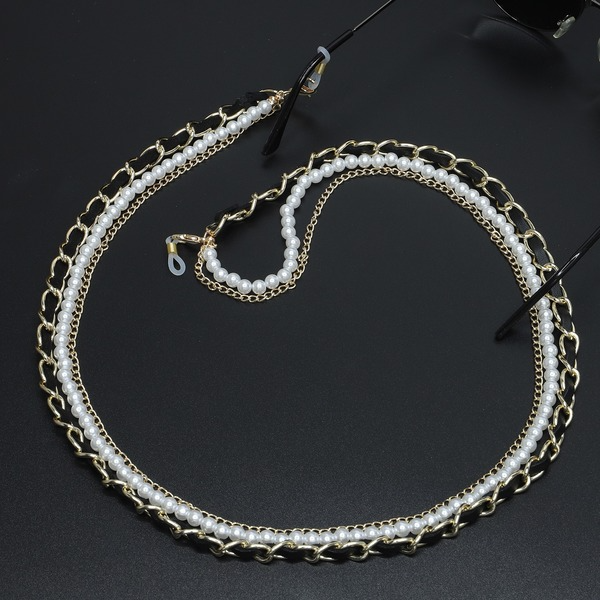 Bulk Jewelry Wholesale black heart metal non-slip eyeglass chain JDC-MC-YM012 Wholesale factory from China YIWU China