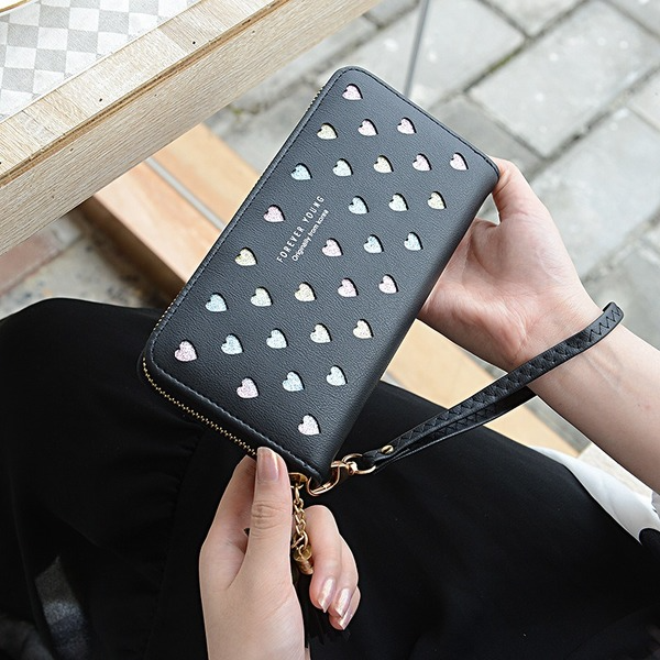 Bulk Jewelry Wholesale Black hollow heart PU leather handbags JDC-HB-jh014 Wholesale factory from China YIWU China