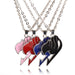Wholesale black leprechaun tail alloy necklace JDC-NE-LangT017 Necklaces 阆天 Wholesale Jewelry JoyasDeChina Joyas De China