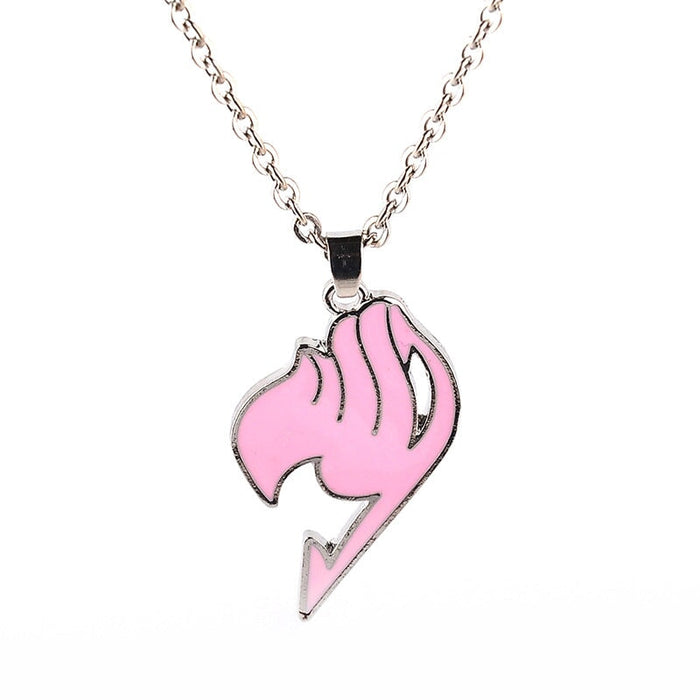 Wholesale black leprechaun tail alloy necklace JDC-NE-LangT017 Necklaces 阆天 Pink Wholesale Jewelry JoyasDeChina Joyas De China