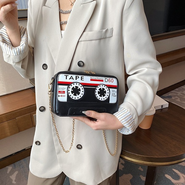 Bulk Jewelry Wholesale black polyester radio chain bag female JDC-SD-LS001 Wholesale factory from China YIWU China