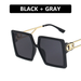 Bulk Jewelry Wholesale black resin hollow large frame sunglasses JDC-SG-KD014 Wholesale factory from China YIWU China