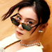 Bulk Jewelry Wholesale black resin small frame cat eye sunglasses JDC-SG-KD015 Wholesale factory from China YIWU China