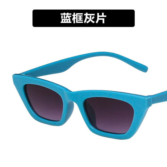 Bulk Jewelry Wholesale black resin small frame cat eye sunglasses JDC-SG-KD015 Wholesale factory from China YIWU China