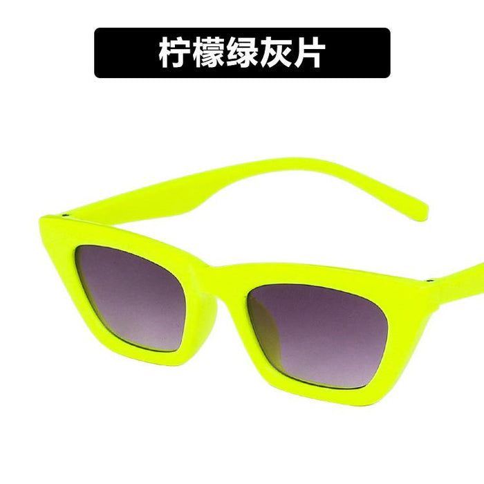 Bulk Jewelry Wholesale black resin small frame cat eye sunglasses JDC-SG-KD015 Wholesale factory from China YIWU China