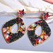 Wholesale black rhinestone beaded earrings JDC-ES-SK081 Earrings 深刻 Wholesale Jewelry JoyasDeChina Joyas De China