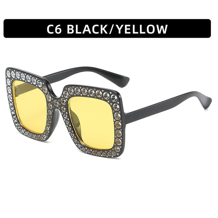 Wholesale black rhinestone sunglasses JDC-SG-XIa006 Sunglasses 锡安 Wholesale Jewelry JoyasDeChina Joyas De China