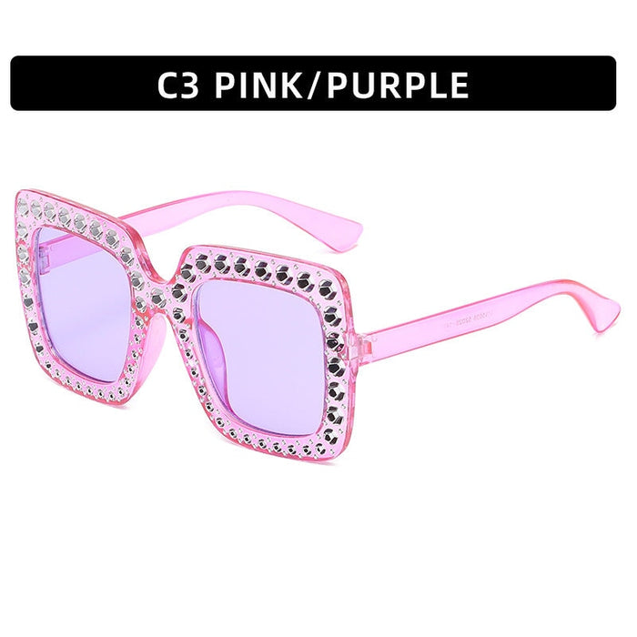 Wholesale black rhinestone sunglasses JDC-SG-XIa006 Sunglasses 锡安 Wholesale Jewelry JoyasDeChina Joyas De China