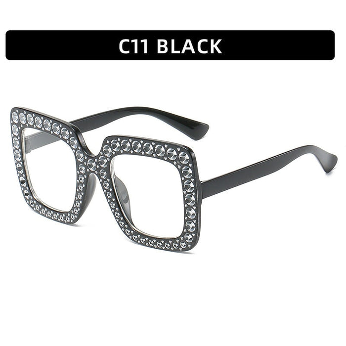 Wholesale black rhinestone sunglasses JDC-SG-XIa006 Sunglasses 锡安 Wholesale Jewelry JoyasDeChina Joyas De China