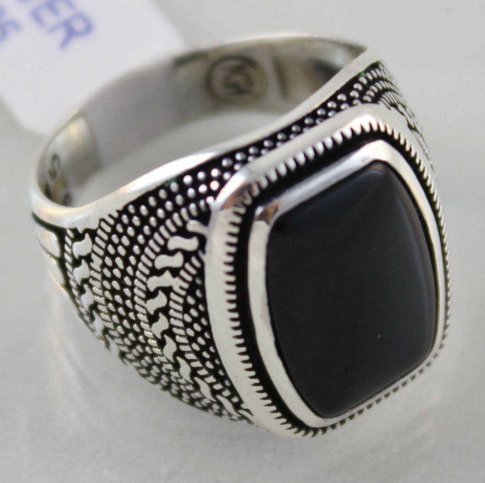 Wholesale Black Zircon Electroplated Metal Rings JDC-RS-WN-084 Rings 薇妮 Wholesale Jewelry JoyasDeChina Joyas De China