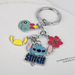 Wholesale blue alloy key chain JDC-KC-AW017 Keychains 艾文 Wholesale Jewelry JoyasDeChina Joyas De China