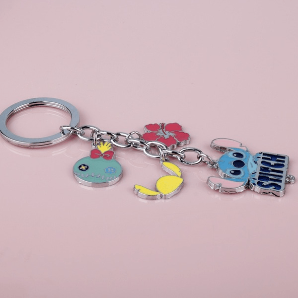 Wholesale blue alloy key chain JDC-KC-AW017 Keychains 艾文 Wholesale Jewelry JoyasDeChina Joyas De China