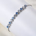 Wholesale Blue And White Circle Copper Zircon Bracelet JDC-BT-MiMeng017 Bracelet 米萌 Wholesale Jewelry JoyasDeChina Joyas De China