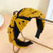 Wholesale blue cloth hairband JDC-HD-O364 Headband 潮炫 Yellow Wholesale Jewelry JoyasDeChina Joyas De China