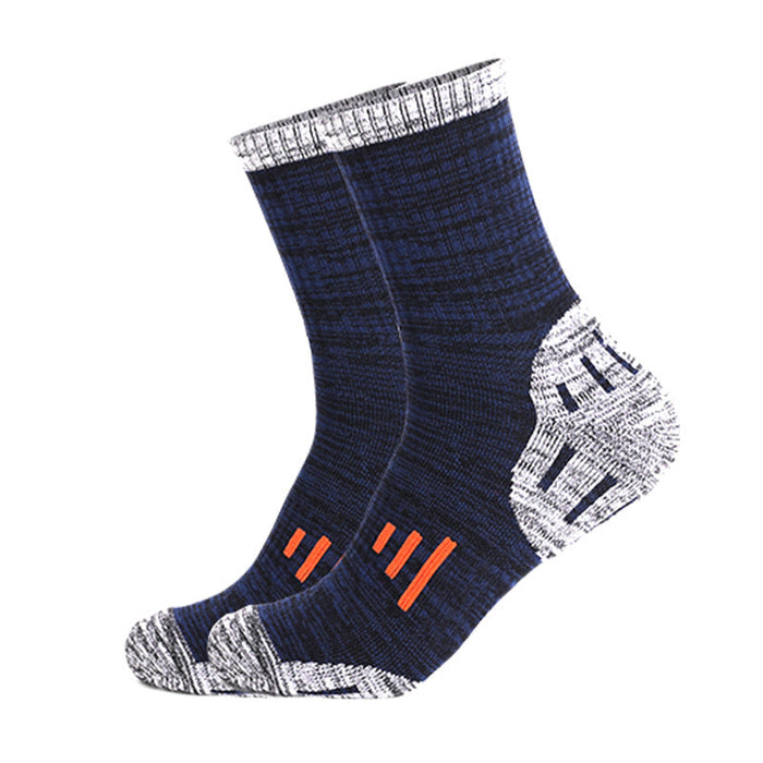 Wholesale blue cotton running socks JDC-SK-LZL053 Sock 两只狼 Deep blue M(39-42) Wholesale Jewelry JoyasDeChina Joyas De China