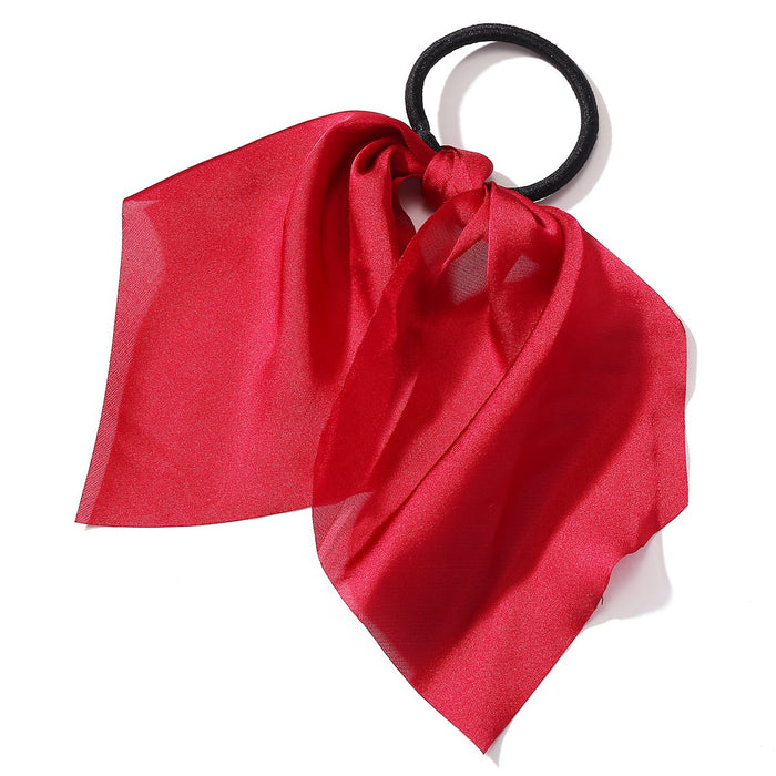 Bulk Jewelry Wholesale blue creative retro French romantic small floral pure color hair rope JDC-HS-F312 Wholesale factory from China YIWU China