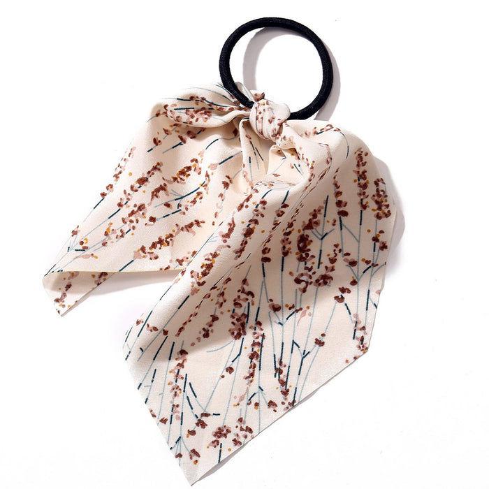 Bulk Jewelry Wholesale blue creative retro French romantic small floral pure color hair rope JDC-HS-F312 Wholesale factory from China YIWU China