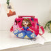 Wholesale blue pu batch kids backpack (F) JDC-SD-JiaQ105 Shoulder Bags 家庆 The girl rose red Wholesale Jewelry JoyasDeChina Joyas De China