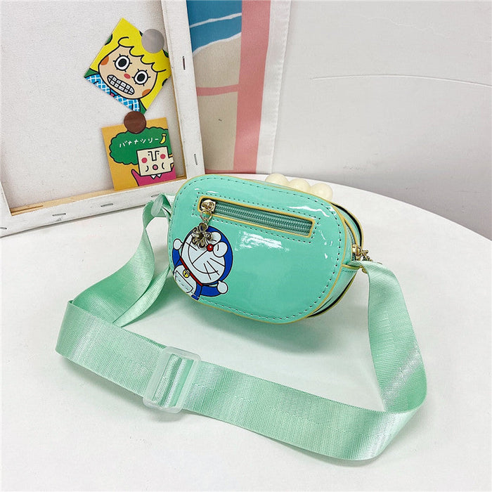 Wholesale blue pu leather kids backpack（F） JDC-SD-JiaQ102 Shoulder Bags 家庆 Green Wholesale Jewelry JoyasDeChina Joyas De China