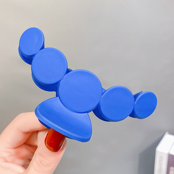 Wholesale Blue Resin Hair Clips JDC-HC-GSHX096 Hair Clips 恒曦 5# Five Circle Type Wholesale Jewelry JoyasDeChina Joyas De China