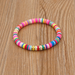 Bulk Jewelry Wholesale blue sea beach style colored soft clay bracelet JDC-gbh360 Wholesale factory from China YIWU China
