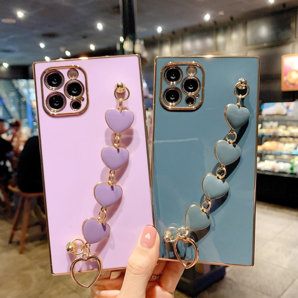 Wholesale blue silicone iphone 13 soft phone case JDC-PC-ZY024 phone case 兆匀 Wholesale Jewelry JoyasDeChina Joyas De China