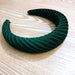 Bulk Jewelry Wholesale blue striped velvet sponge headband JDC-HD-O116 Wholesale factory from China YIWU China