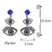 Wholesale Blue Zircon devil's eye Earrings JDC-ES-SK063 Earrings 深刻 Wholesale Jewelry JoyasDeChina Joyas De China