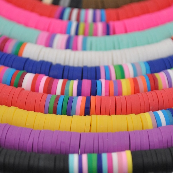 Wholesale Bohemian Clay Short Necklace Stacked Mixed Color Necklaces JDC-NE-YF202 Necklaces 友菲 Wholesale Jewelry JoyasDeChina Joyas De China