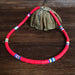 Wholesale Bohemian Clay Short Necklace Stacked Mixed Color Necklaces JDC-NE-YF202 Necklaces 友菲 Y04 red Wholesale Jewelry JoyasDeChina Joyas De China