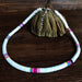 Wholesale Bohemian Clay Short Necklace Stacked Mixed Color Necklaces JDC-NE-YF202 Necklaces 友菲 Y07 white Wholesale Jewelry JoyasDeChina Joyas De China