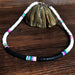 Wholesale Bohemian Clay Short Necklace Stacked Mixed Color Necklaces JDC-NE-YF202 Necklaces 友菲 Y10 black white Wholesale Jewelry JoyasDeChina Joyas De China