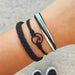 Wholesale Bohemian Ethnic Cotton Thread Braided Bracelet JDC-BT-A026 Bracelet 妙雅 02 black 5301 Wholesale Jewelry JoyasDeChina Joyas De China