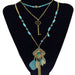 Wholesale Bohemian Gold Plated Tassel Alloy Necklace JDC-NE-Yunl020 Necklaces 云罗 Wholesale Jewelry JoyasDeChina Joyas De China