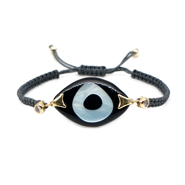 Bulk Jewelry Wholesale Bohemian Hand Woven Acrylic Resin Evil Eye Bracelet JDC-gbh445 Wholesale factory from China YIWU China