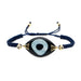 Bulk Jewelry Wholesale Bohemian Hand Woven Acrylic Resin Evil Eye Bracelet JDC-gbh445 Wholesale factory from China YIWU China